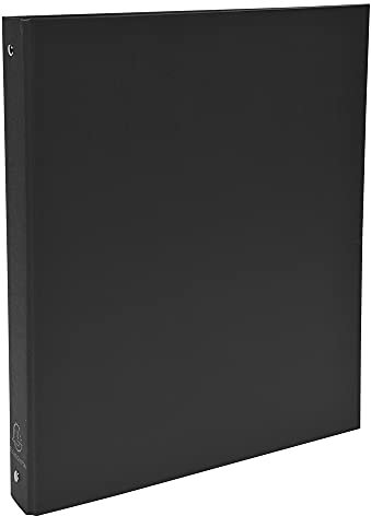 Exacompta 51370E Karton-Ringbuch DIN A4 aus stabilem Karton mit PP Außenbezug 4 Ringe 40mm breit 1 Stück Zufallsfarbe ideal für Schule und Büro Ringhefter Ringordner Ringbuchordner