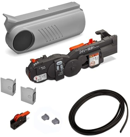 Blum Aventos HF Servo Drive Set hellgrau mit Funkschalter | inkl. Abdeckkappe und Distanzpuffern