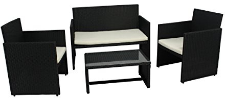 Linea Garden Friend s1383022, Wohnzimmer Valencia Black, Schwarz
