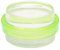 WAGNER Bodentürstopper CLEAR GREEN - Durchmesser Ø 38 x 22 mm, hochwertiger Kunststoff, transparent/grün, selbstklebend, rückstandslos entfernbar - 15501511