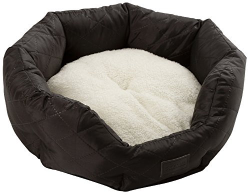 Kerbl 80337 Kuschelbett Charlotte, 45 x 41 cm, schwarz/weiß
