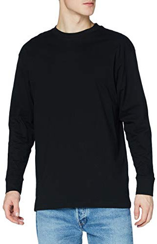 Urban Classics Men's Tall Tee L/S Longsleeve T-Shirt, Black, M