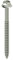 MUSTAD 209006 Viti per legno, Zincato Chromiting, 6.5x60 mm