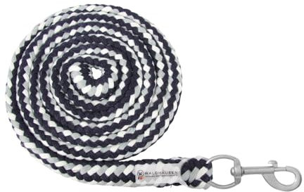 Waldhausen Anbindestrick Plus Karabiner, dunkelblau/grau