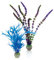biOrb Fish Tank Decorations, Large Purple & Blue Plants With Weighted Balls (Set of 2 Aquarium Plants), Artificial Fish Tank Plants For Colour Pop, Natural-Looking Aquarium Décor For Scenic Background
