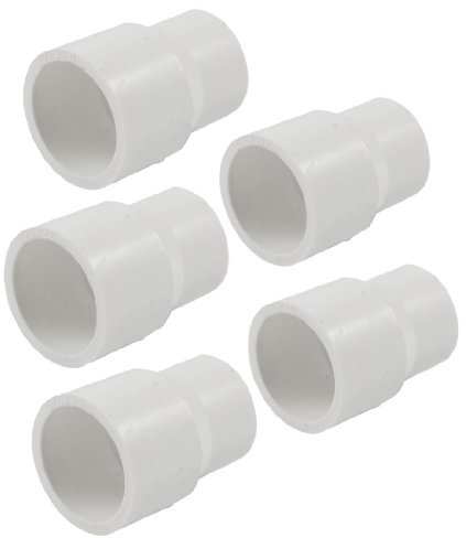sourcing map 5pcs Réducteur pvc 25 mm x 20 mm Raccord tuyau eau Adaptateur connecteur droit