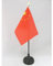 AZ FLAG - Mini Drapeau Chine De Table - 15x10 cm - Drapeau Chinois De Bureau 100% Polyester Avec Hampe Pointe Dorée 25cm