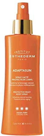 Institut Esthederm - Adaptasun - Latte Solare Spray Corpo - Per Ottimizzare la Tua Abbronzatura Naturale - Sublima e Protegge - Sole Forte - Spray 150 ml