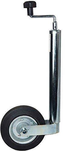 Original Systafex Stützrad für PKW Anhänger Voll Verzinkt Anhängerstützrad Vollgummireifen mit Stahlfelge & Drucklager 360kg / 3500kg