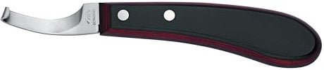 F.DICK Hufmesser Champion-Curved (Gekršpft Links-Kurz-Schmal; Griff Schichtholz; Carbonstahl; Klinge: 65 mm) 62462200