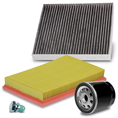 Inspektionspaket SET A 1x Luftfilter 1x Innenraumfilter (Pollenfilter) mit Aktivkohle 1x Ölfilter 1x Ölablass-Schraube 1x Dichtring für Ölablass-Schraube