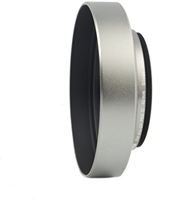 Neu für Fujifilm X10/ X20 / X30 - Sonnenblende (silberfarben) und Spezialfilter 40mm von Haida - Pro II Slim UV Digital MC