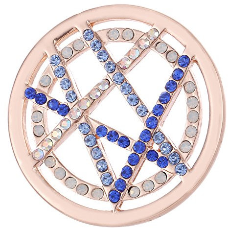 Morella Damen Coin 33 mm Sternenhimmel modern Rosegold
