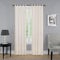Pairs to Go Decorative Tab Top Window Curtains for Bedroom or Living Room (Double Panel), Cotton, Natural, 30 x 84