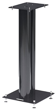 NorStone Stylum II Pied d'enceinte bibliothèque Structure Acier Hauteur 60 cm Finition Noir