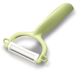 KYOCERA - CP10NGR - Eplucheur rasoir vert avec lame céramique ultra tranchante - matériau sain qui ne rouille pas et n'oxyde pas les aliments