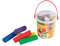 Happy People 63214 Knete-Eimer, Mehrfarbig, 8 x 65 Gramm