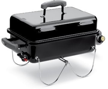 WEBER-STEPHEN PRODUCTS Go Anywhere LP Gas Grill, Black, 160-Sq. In.