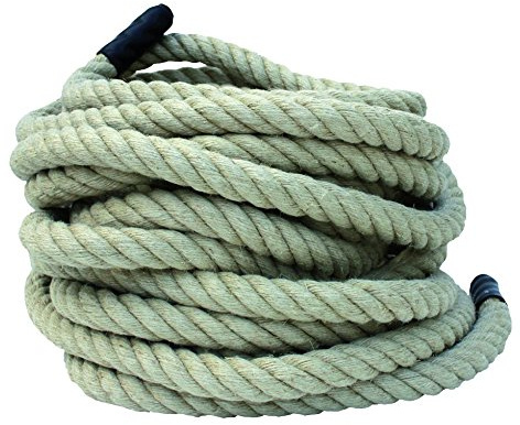 WildeSeile Corde ondulatoire d'entraînement Originale 15 m Beige - Kunsthanf