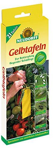 Neudorff Gelbtafeln (kleinformatig) 21 Stück, Insektenfänger, Insektenschutz