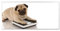 banjado® Magnettafel silber 78 x 37cm / Magnetwand aus Metall/Magnetpinnwand Memoboard/Pinnwand Magnettafel Küche, Büro, Kinderzimmer inkl. 4 Magnete & Montageset Motiv Mops