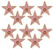 Beistle 58048 Mini “Star” Cutouts – 10 doppelseitige Kartonsterne für Auszeichnungen und Hollywood-VIP-Mottopartys – anpassbar – Celebrity Event Dekorationen, 12,7 cm, Papier, Mehrfarbig