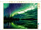 CALVENDO Puzzle Polarlicht über dem Jerisjärvi (Finnland) 1000 Teile Puzzle quer | 1000 Teile Lege-Größe 64 x 48 cm Foto-Puzzle für glückliche Stunden
