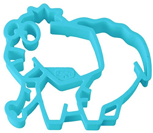 Dr. Oetker 1035 Emporte-Pièces avec Motif Zoo Plastique Multicolore 10 x 10 x 2 cm 4 Pièces