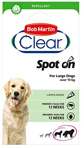 Bob Martin Clear Pesticide Free Spot On Flea Large Dog 12WK