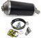 ARROW MAXI RACE-TECH APPROVED ALUMINIUM DARK SILENCER KAWASAKI ER-6N/F '05 - VERSYS 650 '07 HOMOLOGATED ALUMINIUM DARK SILENCER