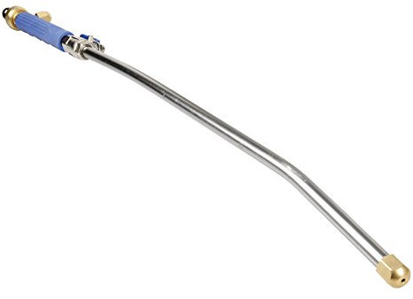 Greengeers 90974 Lance Jet d'Eau sous Pression 77 cm avec 2 Buses en Laiton