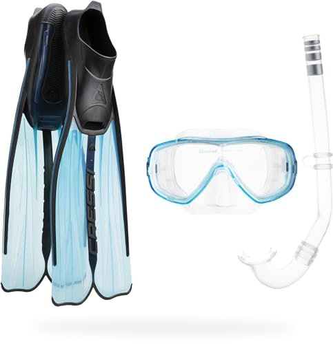 Cressi Unisex Tauchset Rondinella Bag, aquamarine, 41/42, CA189241