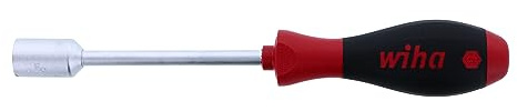 Wiha Schraubendreher SoftFinish® Sechskant-Steckschlüssel mit Rundklinge (01030) 14 mm x 125 mm ergonomischer Griff für kraftvolles Drehen, Allrounder für Industrie und Handwerk