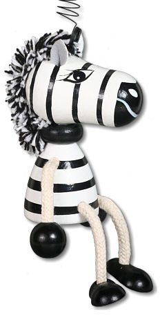 Schwingfigur Zebra 16cm