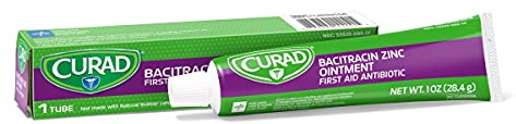 CURAD Bacitracin Ointment with Zinc First Aid Antibiotic, 1 oz. Tube, 1 EA