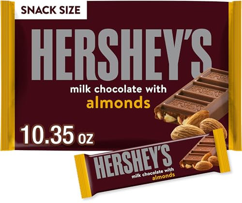 Hershey Milk Chocolate Almond*293g Beutel*Snack Size Schokolade USA