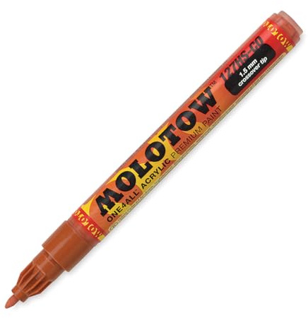 MOLOTOW ONE4ALL Acrylic Paint Marker, 1.5mm, Lobster, 1 Each (127.424)