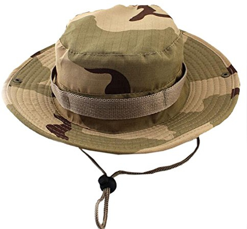 DELEY Outdoor Sportarten Boonie Hut Mütze Camouflage Militär Bucket Hat Woodland Reisen Angeln Hut 15