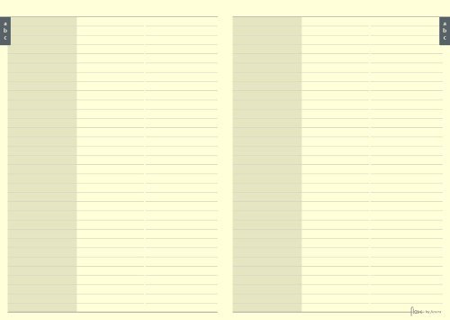 Filofax 875005 Liniertes Adressbuch A5