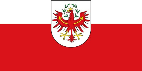 DIPLOMAT Flagge Tirol | Querformat Fahne | 0.06m² | 20x30cm für Flags Autofahnen