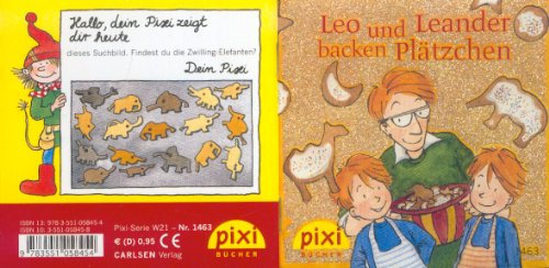 Pixi-Bücher; Nr. 1463: Leo und Leander backen Plätzchen, eine Geschichte
