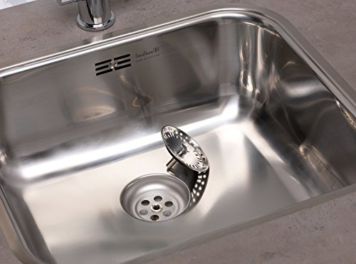 Reginox Colorado Single Bowl Kitchen Sink Waste Stainless Steel Undermount Inset