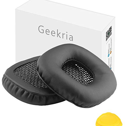 Geekria QuickFit Replacement Ear Pads for Marshall Major/MajorII/ Major2 Headphones Ear Cushions (Black)