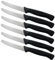 Tenartis 496 Set 6 Coltelli Tavola, Bistecca, Pizza, Frutta lama 11 cm - Made in Italy