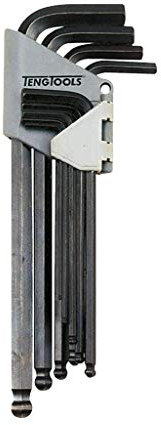 Teng 1479AF 9 Imperial 5/ 64-3/ 8-inch Ball-Point Hex Key Set