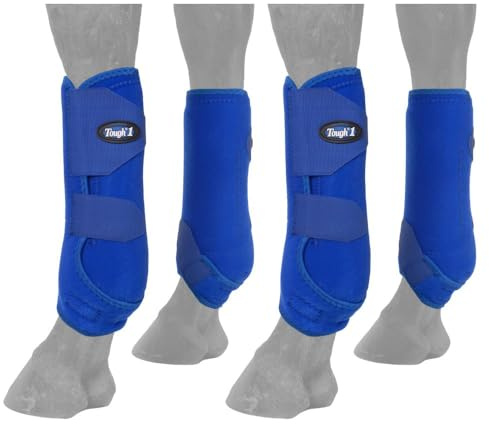 Tough 1 Extreme Vented Sport Boots Set, Royal Blue, Small