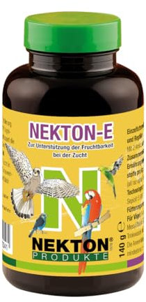 NEKTON-E | Vitamin-E-Präparat zur Zucht für Vögel und Reptilien | Made in Germany (140g)