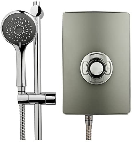 Triton Aspirante 9.5kw Gun Metal Electric Shower