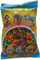 Hama Perlen 201-80 Bügelperlen Beutel mit ca. 3.000 bunten Midi Bastelperlen mit Durchmesser 5 mm im Neon Transparent Mix, kreativer Bastelspaß für Groß und Klein