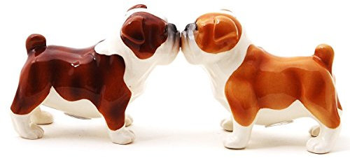 Pacific Giftware Bulldogs Attractives Salt Pepper Shaker Made of Ceramic